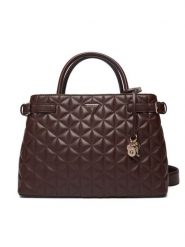 Guess Torebka Paisleigh HWQG98 83060 Brązowy. Brązowe kuferki damskie Guess, ze skóry, bez dodatków. Za 679.99 zł.