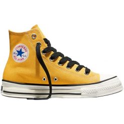 Buty sportowe Converse Chuck Taylor Throwback. Żółte obuwie sportowe casual damskie Converse, bez zapięcia. Za 590.00 zł.