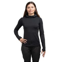 Bluza trekkingowa damska Arc'teryx Taema Thermal Hoody. Fioletowe bluzy damskie Arc'teryx, bez wzorów, bez kaptura. Za 289.74 zł.