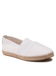 Jenny Fairy Espadryle WS21181-03 Biały. Białe espadryle damskie Jenny Fairy, bez wzorów, z materiału, bez obcasa. Za 89.99 zł.