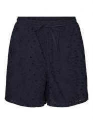 Vero Moda Szorty "Hay" w kolorze granatowym rozmiar: XS. Niebieskie szorty damskie Vero Moda, bez wzorów, z bawełny. Za 43.88 zł.