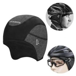 Czapka rowerowa/sportowa pod kask (YPP032) ROCKBROS. Czarne czapki damskie ROCKBROS, bez wzorów, z elastanu. Za 39.00 zł.