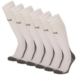 Skarpety kompresyjne do biegania Xtreme, 6 par, Multi Biały. Białe skarpetki damskie XTREME SOCKSWEAR, bez wzorów. Za 225.99 zł.