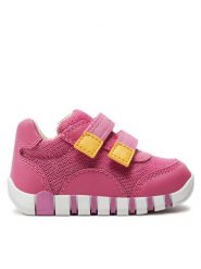 Geox Sneakersy B Iupidoo Girl B3558A 0GNBC C8F2V Różowy. Czerwone buty sportowe dziewczęce Geox, bez wzorów, ze skóry, bez zapięcia. Za 259.99 zł.