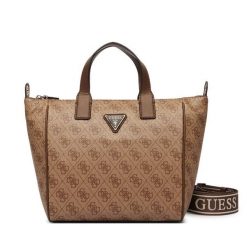 Torebka Guess. Brązowe kuferki damskie Guess, bez dodatków. Za 529.99 zł.