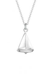 Elli Damska zawieszka żaglówka morska w srebro 925 Sterling Silver Naszyjniki 1 ct Damski. Szare naszyjniki damskie Elli, srebrne. Za 207.39 zł.