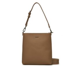 Torebka Calvin Klein. Brązowe torebki klasyczne damskie Calvin Klein, bez dodatków. Za 309.99 zł.