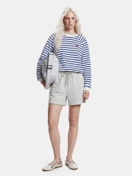 Pieces Bluza "Greta" w kolorze biało-niebieskim rozmiar: XL. Niebieskie bluzy damskie Pieces, xl, bez wzorów, bez kaptura. Za 139.95 zł.
