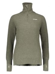 Bergans Wełniany sweter "Ulriken" w kolorze khaki rozmiar: L. Brązowe swetry klasyczne damskie Bergans, l, z wełny, bez kołnierzyka. Za 301.64 zł.