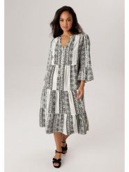 Aniston Sukienka w kolorze czarno-białym rozmiar: 50. Białe sukienki damskie Aniston, bez wzorów, bez ramiączek. Za 252.99 zł.