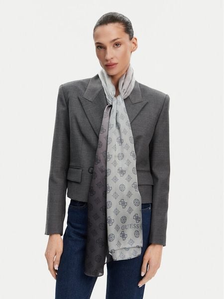 Guess Chusta AW5308 POL03 Szary. Szare chusty damskie Guess, z aplikacjami, z poliesteru. Za 129.99 zł.