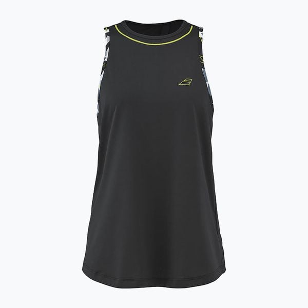Koszulka tenisowa damska Babolat Aero. Czarne koszulki damskie BABOLAT, s, bez wzorów, bez kołnierzyka, bez ramiączek. Za 119.99 zł.
