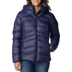 Kurtka puchowa damska Columbia Autumn Park Down Hooded. Niebieskie kurtki damskie Columbia, s, bez wzorów, z puchu, bez kaptura. Za 469.99 zł.