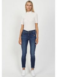 Gang Dżinsy - Skinny fit - w kolorze niebieskim rozmiar: W27. Niebieskie jeansy damskie Gang. Za 187.52 zł.
