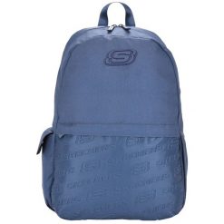 Plecak unisex Skechers Santa Clara Backpack pojemność 20 L. Niebieskie plecaki Skechers, bez wzorów. Za 99.99 zł.