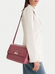 Lasocki Torebka CEO-LSK-L-019-09 Różowy. Czerwone listonoszki damskie Lasocki, bez wzorów, z materiału, bez dodatków. Za 159.99 zł.