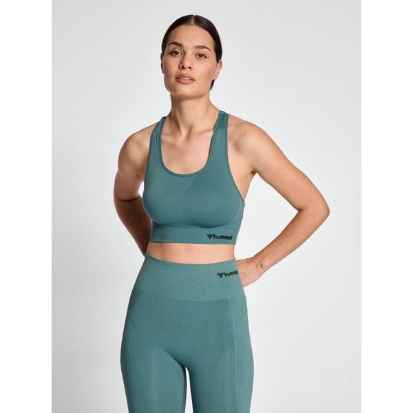 Stanik fitness cardio Hummel hmltif. Niebieskie biustonosze Hummel, bez wzorów. Za 163.50 zł.