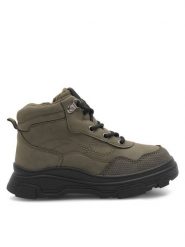 Action Boy Trapery AVO-326-003 Zielony. Zielone buty zimowe chłopięce Action Boy, z tworzywa sztucznego, bez zapięcia. Za 139.99 zł.
