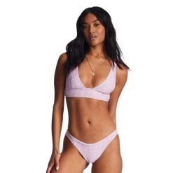 Dół od stroju kąpielowego Billabong Covered In Love Tanlines Tanga. Fioletowe bikini Billabong, bez wzorów. Za 94.99 zł.
