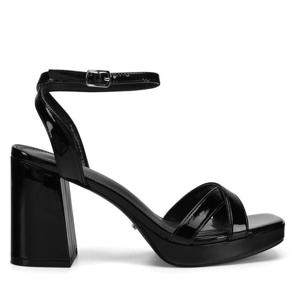 Sandały DeeZee. Białe sandały damskie DeeZee, bez wzorów, bez obcasa, na słupku, bez zapięcia. Za 129.99 zł.