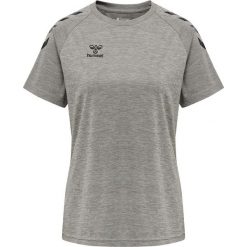 Koszulka damska Hummel Core Poly. Szare bluzki damskie Hummel, s, bez wzorów, sportowe, bez kołnierzyka, bez ramiączek. Za 166.50 zł.