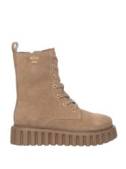 Patrizia Pepe Botki w kolorze czarno-beżowym rozmiar: 36. Brązowe botki damskie Patrizia Pepe, bez obcasa, bez zapięcia. Za 478.99 zł.