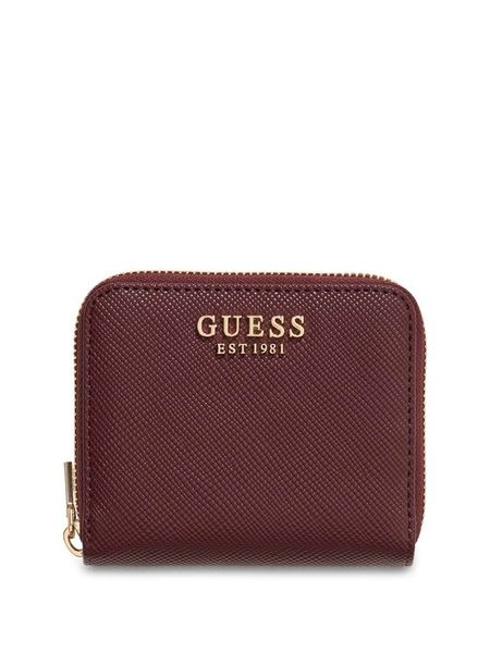 Guess Portfel Laurel II Slg SWZG74 59137 Bordowy. Czerwone portfele damskie Guess, z aplikacjami, ze skóry. Za 214.99 zł.