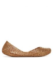 Melissa Baleriny Melissa Campana Papel Ad M 33693 Złoty. Żółte balerinki damskie Melissa, bez wzorów, z tworzywa sztucznego. Za 199.99 zł.