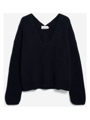 Armedangels Wełniany sweter "Tianaa" w kolorze czarnym rozmiar: XS. Czarne swetry klasyczne damskie ARMEDANGELS, xs, z poliamidu, bez kołnierzyka. Za 217.53 zł.