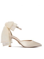 Steve Madden Szpilki Fiorela-P 11005219 Biały. Białe szpilki damskie Steve Madden, bez wzorów, z materiału, bez obcasa, na szpilce, bez zapięcia. Za 729.99 zł.