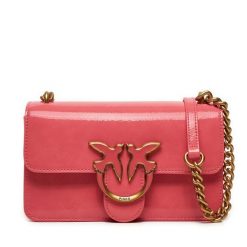 Torebka PINKO. Czerwone listonoszki damskie Pinko, bez wzorów, bez dodatków. Za 929.99 zł.