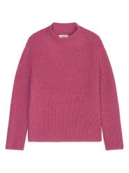 Marc O´Polo Sweter w kolorze różowym rozmiar: L. Różowe swetry klasyczne damskie l, z bawełny, bez kołnierzyka. Za 245.96 zł.