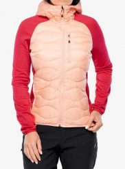 Kurtka hybrydowa damska Peak Performance Helium Down Hybrid Hood. Czerwone kurtki damskie Peak Performance, xs, bez wzorów, z elastanu, bez kaptura. Za 802.99 zł.