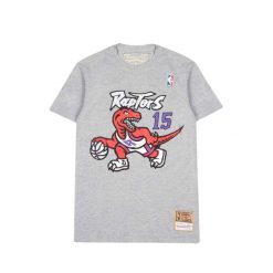 Koszulka Toronto Raptors. Szare koszulki damskie Mitchell & Ness, bez wzorów, bez kołnierzyka, bez ramiączek. Za 252.00 zł.