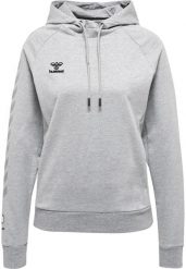 Damska bawełniana bluza z kapturem Hummel Move Grid. Szare bluzy damskie Hummel, xl, bez wzorów, z bawełny, z kapturem. Za 249.70 zł.