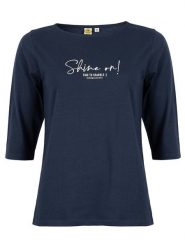 Roadsign Koszulka w kolorze granatowym rozmiar: L. Niebieskie koszulki damskie Roadsign, l, bez wzorów, z bawełny, bez kołnierzyka, bez ramiączek. Za 26.07 zł.