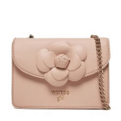 Torebka Guess. Czerwone torebki wieczorowe damskie Guess, z aplikacjami, bez dodatków. Za 169.99 zł.