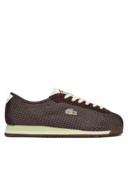 Lacoste Sneakersy Athleisure 51SFA0051 Brązowy. Brązowe obuwie sportowe damskie Lacoste, z materiału, bez zapięcia. Za 527.99 zł.