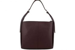 Shopper bag skórzany BARBERINI'S bordowy 915-5. Czerwone shopper bag Barberinis, bez wzorów, ze skóry, na ramię, duże, bez dodatków. Za 271.99 zł.