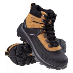 Buty Hi-Tec Everest Snow Hiker W 92800555294 żółte. Żółte obuwie trekkingowe damskie z gumy, bez zapięcia. Za 410.53 zł.