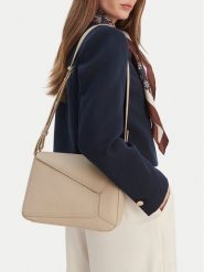 GINO ROSSI Torebka C-KY117 Écru. Torebki klasyczne damskie Gino Rossi, z materiału, bez dodatków. Za 199.99 zł.