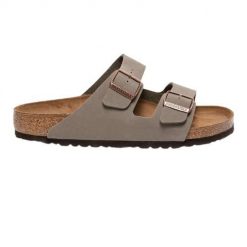 Klapki turystyczne uniseks Birkenstock Arizona 211. Szare klapki damskie Birkenstock, bez wzorów, z materiału, bez obcasa, bez zapięcia. Za 487.00 zł.