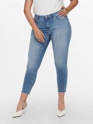 ONLY Carmakoma Dżinsy - Skinny fit - w kolorze błękitnym rozmiar: 48/L32. Niebieskie jeansy damskie Only Carmakoma. Za 114.98 zł.