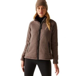 Damska Bluza Polarowa Emilde Z Pełnym Zamkiem Błyskawicznym. Brązowe bluzy damskie Regatta, na zimę, xl, bez wzorów, z dzianiny, bez kaptura. Za 105.99 zł.