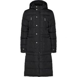 Damska długa kurtka Equipage Candice. Czarne kurtki damskie EQUIPAGE, bez wzorów, z puchu, bez kaptura. W wyprzedaży za 748.00 zł.