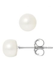 Pearl Addict Kolczyki-wkrętki z perłami w kolorze białym rozmiar: onesize. Białe kolczyki damskie Pearl Addict, z perłą, złote. Za 347.99 zł.