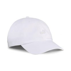 Czapka z daszkiem z naszywką z logo No. 1 ESS PUMA. Białe czapki z daszkiem damskie Puma, na wiosnę, z aplikacjami, z bawełny. Za 109.05 zł.