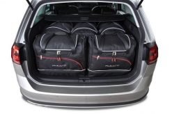 Torby Do Bagażnika Vw Golf Alltrack 2015-2020 5Szt Kjust. Czarne torby podróżne KJUST, bez wzorów, z kauczuku. Za 1,581.00 zł.