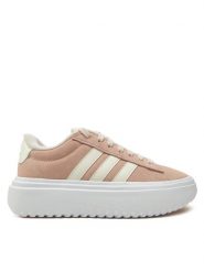 Adidas Sneakersy Grand Court Platform IE1104 Różowy. Czerwone obuwie sportowe damskie Adidas, ze skóry, bez zapięcia. Za 249.99 zł.