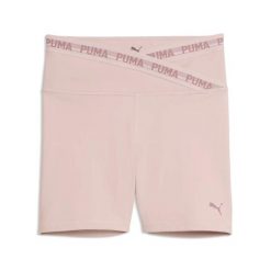 Szorty damskie Puma Strong. Czerwone spodenki sportowe damskie Puma, l, bez wzorów, ze skóry, do biegania. Za 171.00 zł.